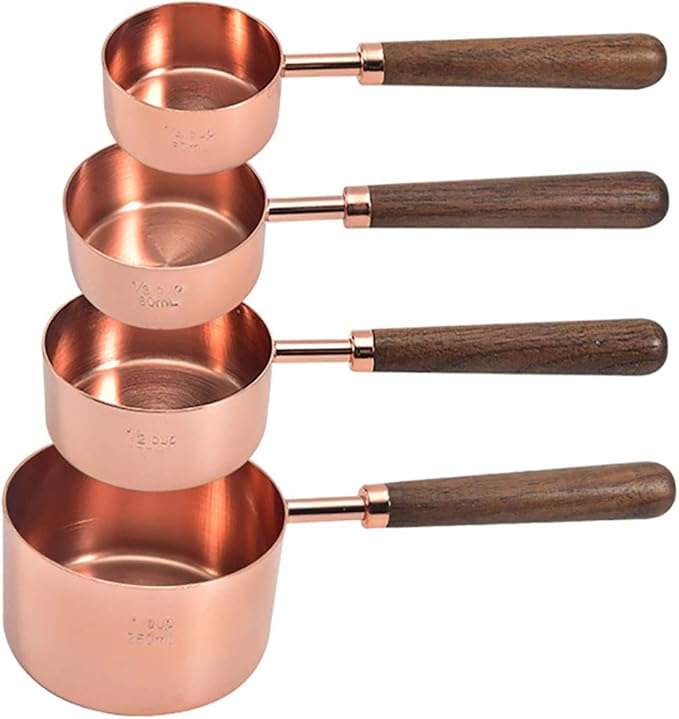 copper measuring cups