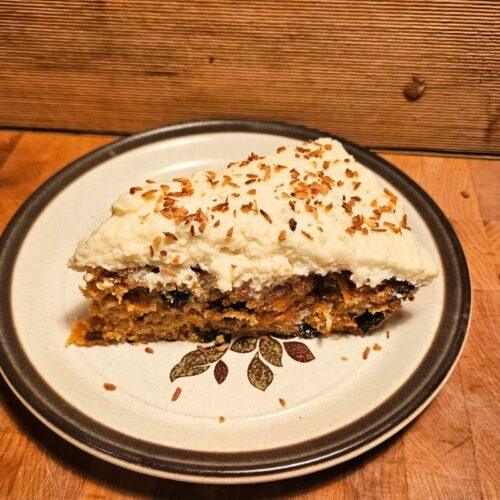 sourdough carrot cake