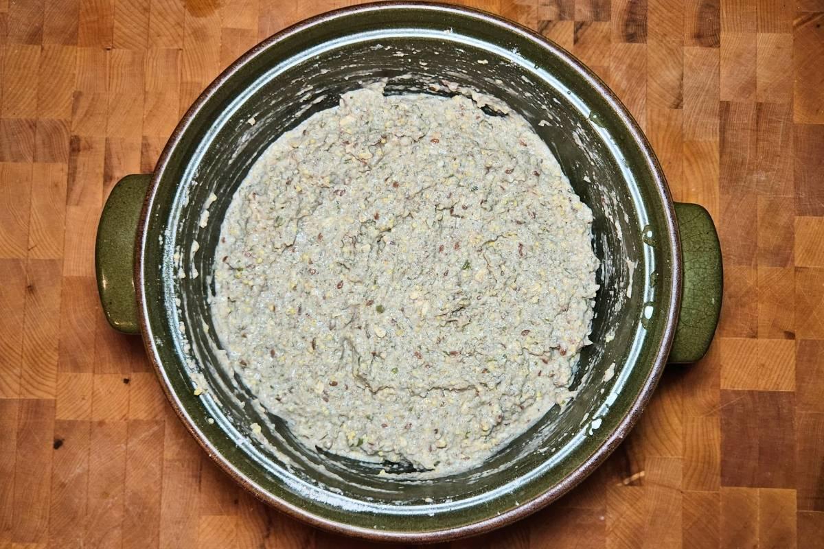 dark rye sourdough rye dough